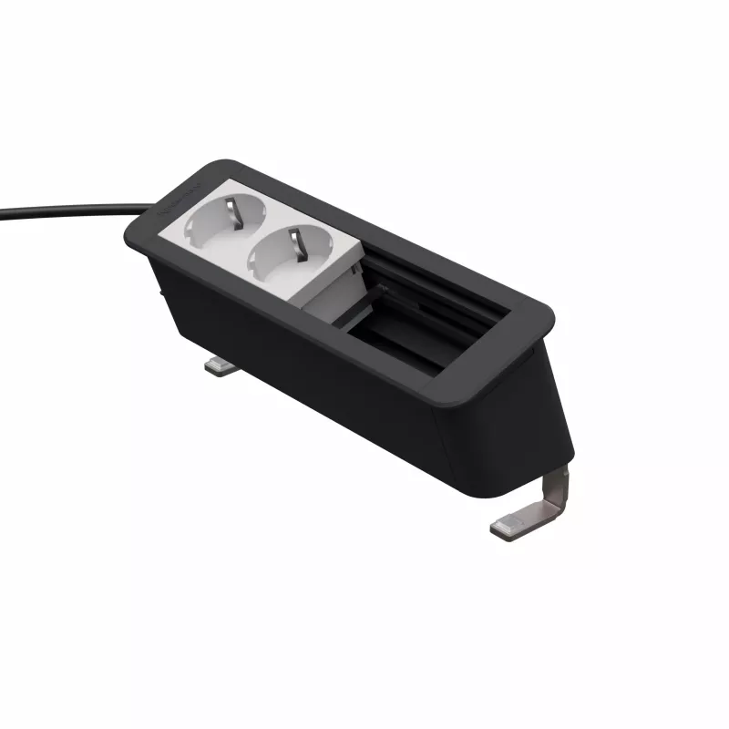 Kindermann CP Office Desk 4-Fold 2x Power Outlet Tischmodul