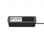 Kindermann CablePort Office Frame 4-fach 2x Steckdose KIN 7551000202