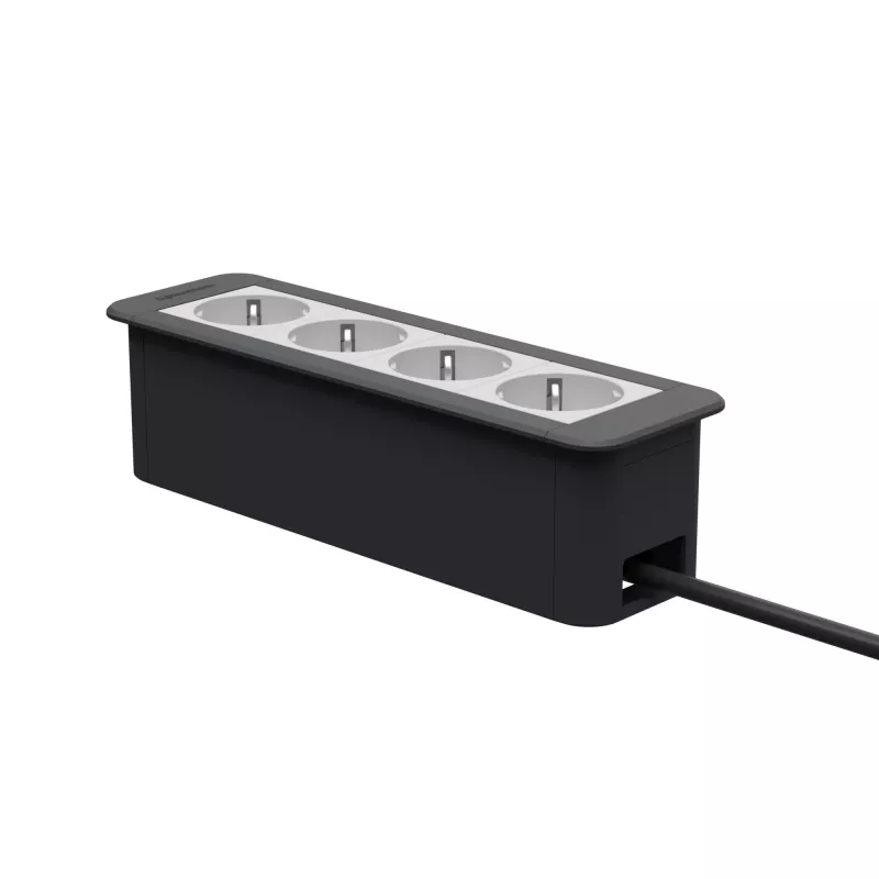 Kindermann CP Office Frame 4-Way 4 x Power Socket (7551000204)