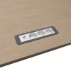 Kindermann CP Office Frame 4-fach Schreibtisch-Anschlussmodul mit 3x Schuko-Steckdosen und 1x USB-A-Ladeport (7551000223)