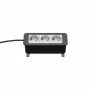 Kindermann CP Office Desk 3-fach Steckdosenleiste mit 3 Schuko-Steckdosen, 2m Kabel, Silber/Schwarz