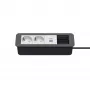 Kindermann CP Office Frame 4-Fold 2x Schuko 1x USB-C PD Tisch-Strom- und Datenmodul