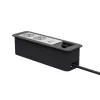 Kindermann CP Office Frame 4-Fold 2x Schuko 1x USB-C PD Tisch-Strom- und Datenmodul