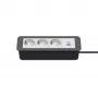 Kindermann CP Office Frame 4-fach 3x Schuko 1x USB-C PD Tischanschlussmodul