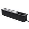Kindermann CP Office Frame 6f 3xSt 1xUSB PD Schreibtisch-Konnektivitäts-Hub