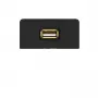 Kindermann Anschlussfeld USB 2.0 Anthrazit RAL 7024 Halbrahmen mit Pigtail-Kabel 7457000522