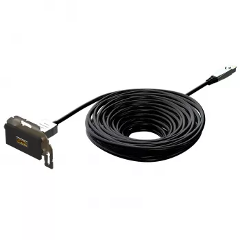 Kindermann Konnect Design HDMI AOC 15 m Anthrazit - Kabel - Digital/Display/Video - Glasfaser