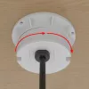 Kindermann CablePort Table White (STS-R90-2 weiß) - Tischanschlussfeld mit 2x Schuko-Steckdosen