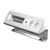Kindermann CablePort desk² 6-fach 2x USB-Ladung Tischklemmenmodul Silber/Schwarz