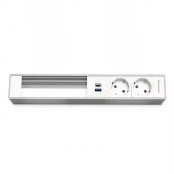 Kindermann 6-fach Modulträger mit 2x Strom und USB (7449001332)