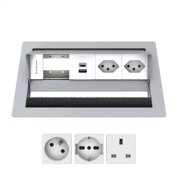 Kindermann CP Standard² 4-fach 2x Schuko/USB INT 7492IN1172