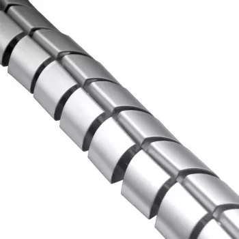 Kindermann Kabelmanagementkanal 1m Silber