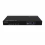 Kindermann KVM Switch 41C - 4-Port Digitaler KVM Switch mit DVI-D, USB, Audio, EDID-Emulation