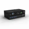 Kindermann KVM Switch 21C - 2-Port DVI-I KVM Switch mit Audio und USB-Hub