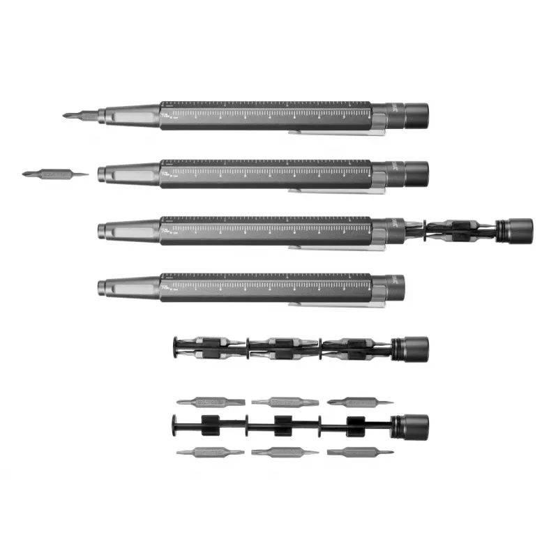 TROIKA Bit-Stift CONSTRUCTION TOOL 13 Multi-Tool Kugelschreiber (BIT20/TI)