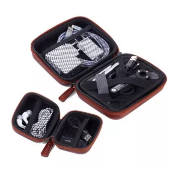 TROIKA Set ONPACK Braun (CBO60/BR) - Kugelschreiber und Schlüsselanhänger Geschenkset