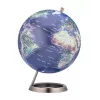 TROIKA Globe 23.5 Degrees (G2507-P2P2/CB) - Schreibtischglobus Briefbeschwerer, Chromsockel, 60mm