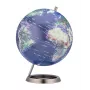 TROIKA Globe 23.5 Degrees (G2507-P2P2/CB) - Schreibtischglobus Briefbeschwerer, Chromsockel, 60mm