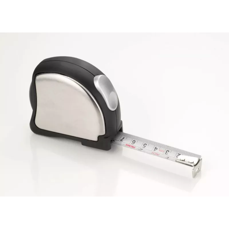 TROIKA ACCURATE Mini Rollmaßband 2m/6ft Schlüsselanhänger Chrom
