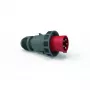 Bals Elektrotechnik CEE Industrie-Stecker 63A 5p 400V 6h IP67 Schraubklemme Bajonettring Rot