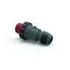 Bals Elektrotechnik CEE Industrie-Stecker 63A 5p 400V 6h IP67 Schraubklemme Bajonettring Rot