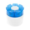 First Aid Only Pillendose mit Tablettenzerteiler Blau Weiß