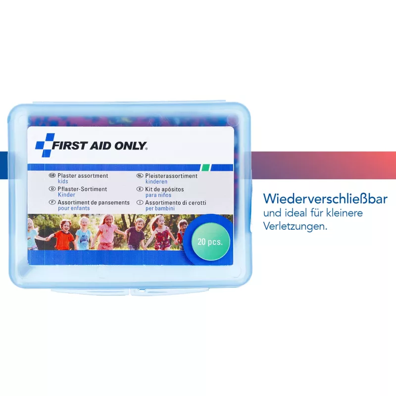 First Aid Only 20 Pflaster Kinder P-10032 sortiert
