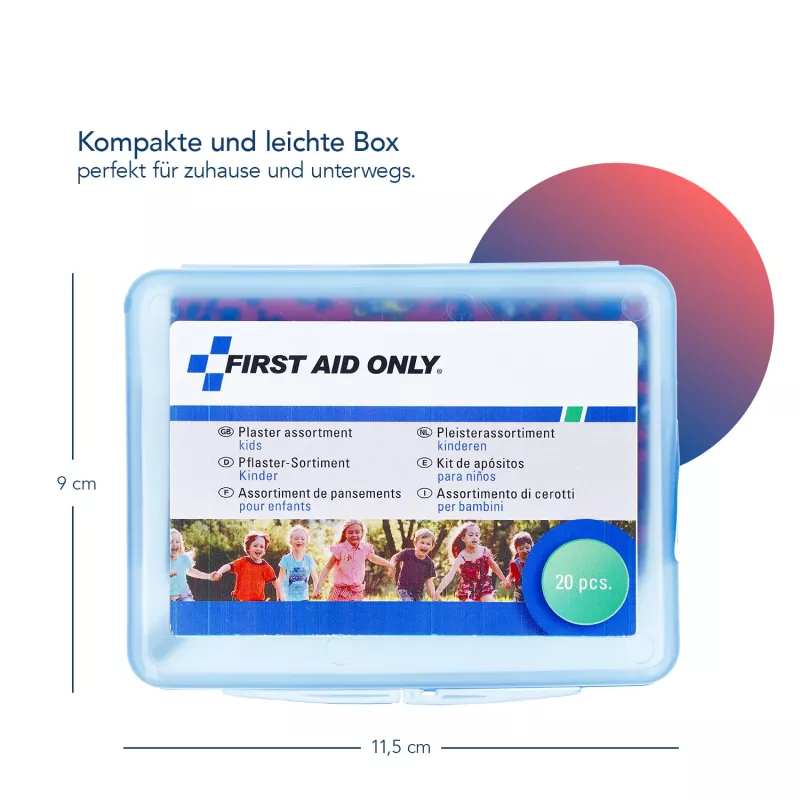 First Aid Only 20 Pflaster Kinder P-10032 sortiert