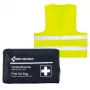 First Aid Only Motorcycle First Aid Kit DIN 13167 Blue with Warning Vest