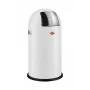 WESCO Pushboy 50L Abfalleimer Mattweiß