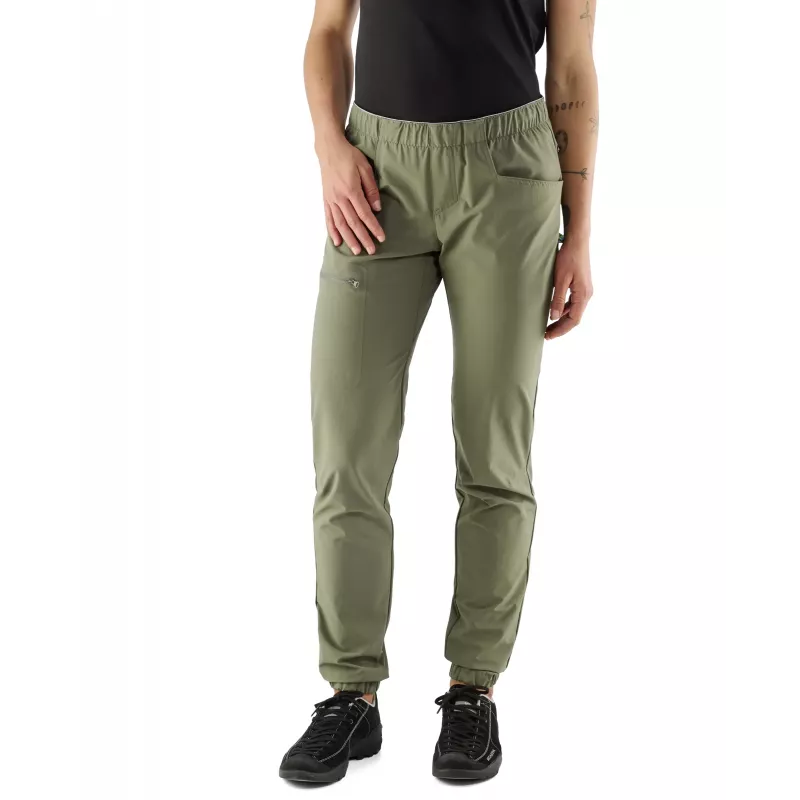 EDELRID Damen Kletterhose Radar Pants II Algae Green