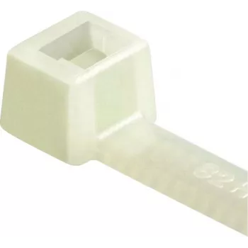 HellermannTyton T80R-PA66-NA-C1 Kabelbinder, innenverzahnt, T-Serie, 210mm x 4,7mm, transparent, 100er-Pack