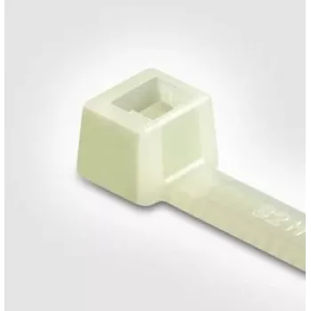 HellermannTyton T-Series Inside Serrated Cable Tie, 390mm x 7,6mm, Transparent, PA66, 100er-Pack (111-12019)