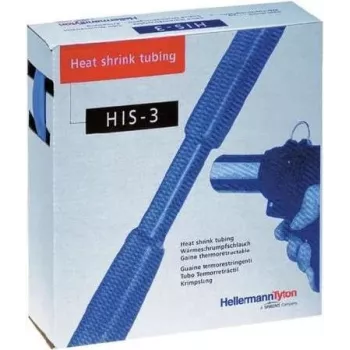HellermannTyton Heat Shrink Tubing 1,2mm Black 10m Polyolefin 2:1