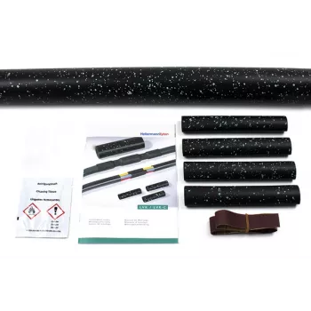 HellermannTyton Wärmeschrumpf-Verbindungsset LVK 5x1.5-16 PO-X BK, 1 Set (380-04006)