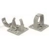 HellermannTyton CTCC-IWS37-MB65-PA66/6HIRHS-GY 20 Wellrohrclip, Grau, 37mm, Schraubbefestigung, PA66, 20er-Pack