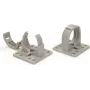 HellermannTyton CTCC-IWS37-MB65-PA66/6HIRHS-GY 20 Wellrohrclip, Grau, 37mm, Schraubbefestigung, PA66, 20er-Pack
