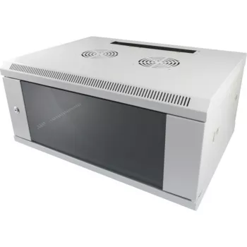 ALLNET ALL-SMC6427GREY 19 Zoll 2U Rackgehäuse für Media Converter, 16 Steckplätze, Grau
