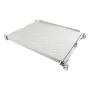 ALLNET 19-Zoll 1U ausziehbares Regal 600 mm Tiefe Lichtgrau (RAL 7035)