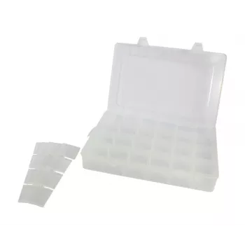 ALLNET BrickRknowledge Box Large - Transparente Aufbewahrungsbox für LEGO-Steine