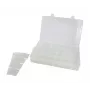 ALLNET BrickRknowledge Box Large - Transparente Aufbewahrungsbox für LEGO-Steine