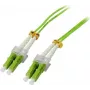 Synergy21 S215500 Glasfaser-Patchkabel 7,5m LC-LC OM5 50/125µm LSZH Grün