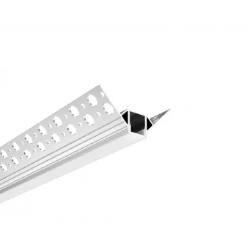 SYNERGY21 LED U-Profil 200cm ALU070-R Gipskarton-Eckprofil
