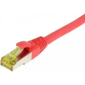 SYNERGY21 Patchkabel RJ45, CAT6A 500MHz, 30m, Rot, S/FTP, TPE/LSZH (Ultraflex), AWG26, mit Cat.7 Rohkabel