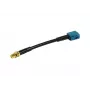 ALLNET Antennenkabel LMR-195 SMA-Buchse auf Fakra-Buchse Waterblue Keycode Z 10cm