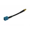 ALLNET Antennenkabel LMR-195 SMA-Buchse auf Fakra-Buchse Waterblue Keycode Z 10cm