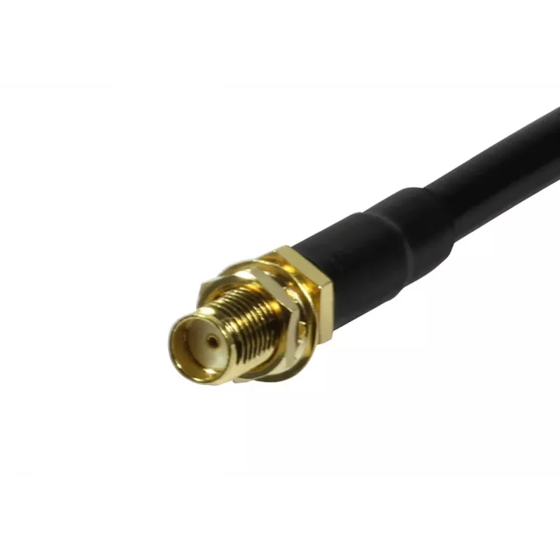 ALLNET Antennenkabel LMR-195 SMA-Buchse auf Fakra-Buchse Waterblue Keycode Z 10cm