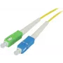SYNERGY21 Glasfaser-Patchkabel 3m SC/APC-SC/APC OS2 Singlemode 9/125µm G.657.A2 2mm Biegeschutz