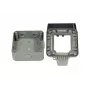 Synergy 21 Keystone-Modulgehäuse Aufputz IP66 mit Vorhängeschlossöse, Lichtgrau (RAL 7035) - S216381
