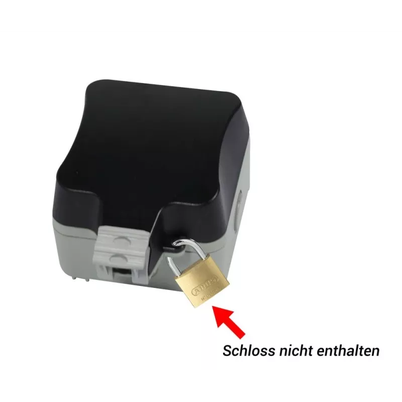 Synergy 21 Keystone-Modulgehäuse Aufputz IP66 mit Vorhängeschlossöse, Lichtgrau (RAL 7035) - S216381